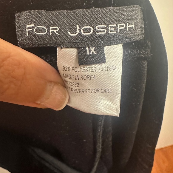 Joseph Black Velvet Pants - Picture 4 of 6